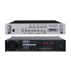 PA-8080U (5 зон; 80 Вт.) Трансляционный усилитель SD/USB/BT/FM