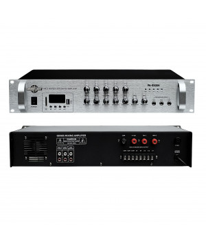 PA-8500A (5 зон; 500 Вт.) Трансляційний підсилювач SD/USB/BT/FM